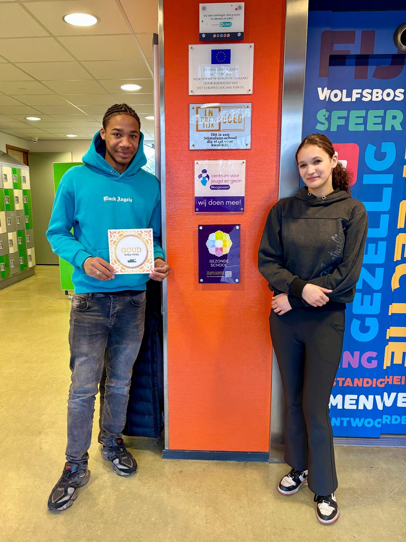 Wolfsbos, locatie De Meander, ontvangt Gouden Schoolkantine Schaal 